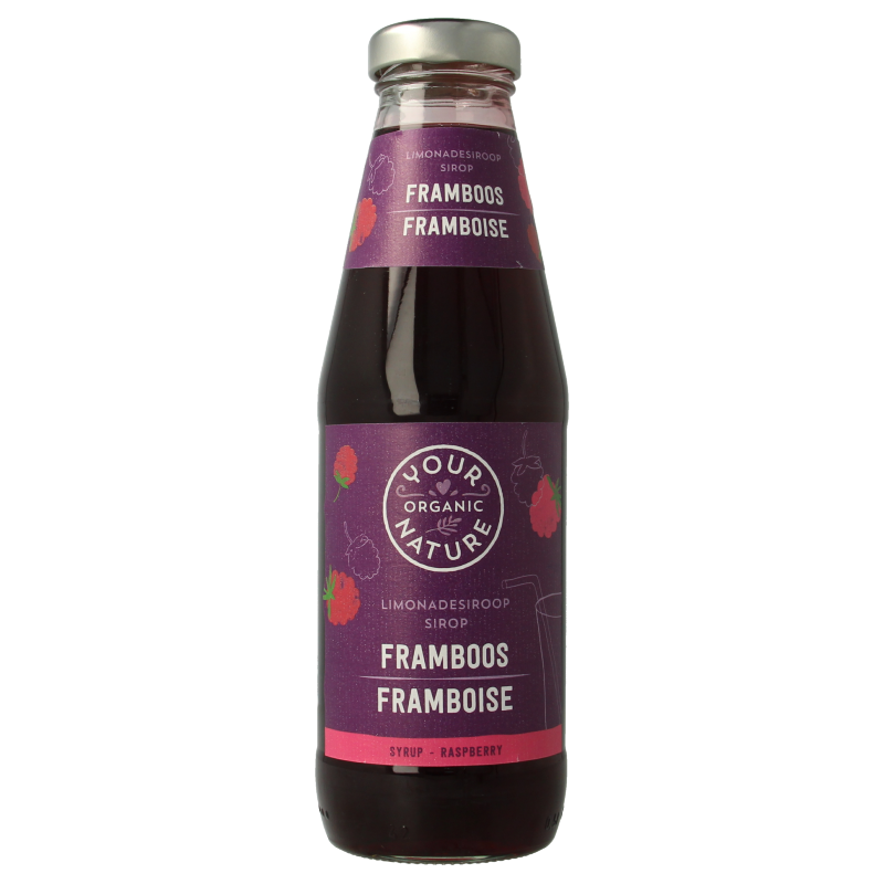 Your Organic Nature Limonadesiroop framboos bio 500 Milliliter