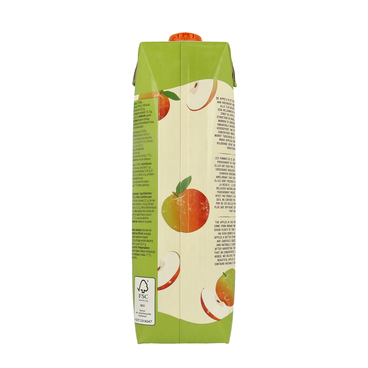 Your Organic Nature Appelsap vers geperst bio 1.00 Liter