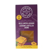 Your Organic Nature Lasagne van gele linzen bio 250 Gram