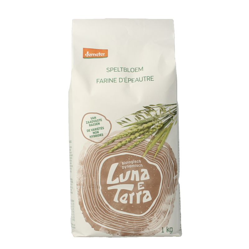 Luna E Terra Speltbloem demeter bio 1 Kilogram