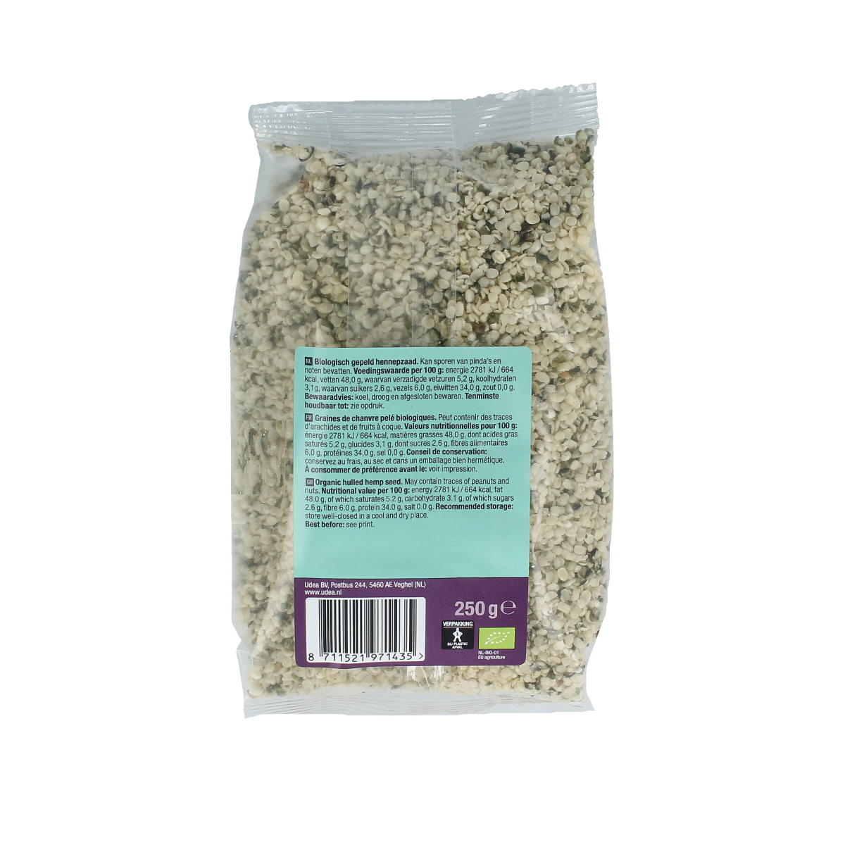 Your Organic Nature Hennepzaad bio 250.00 Gram