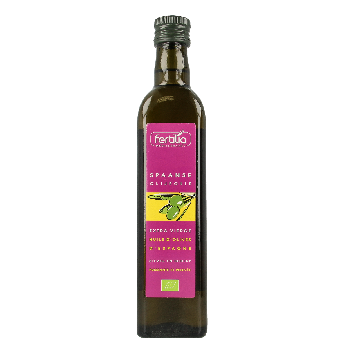 Fertilia Olijfolie Spaans bio 500.00 Milliliter