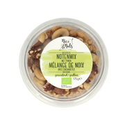 Nice & Nuts Notenmix met pinda zonder zeezout geroosterd bio 175 Gram