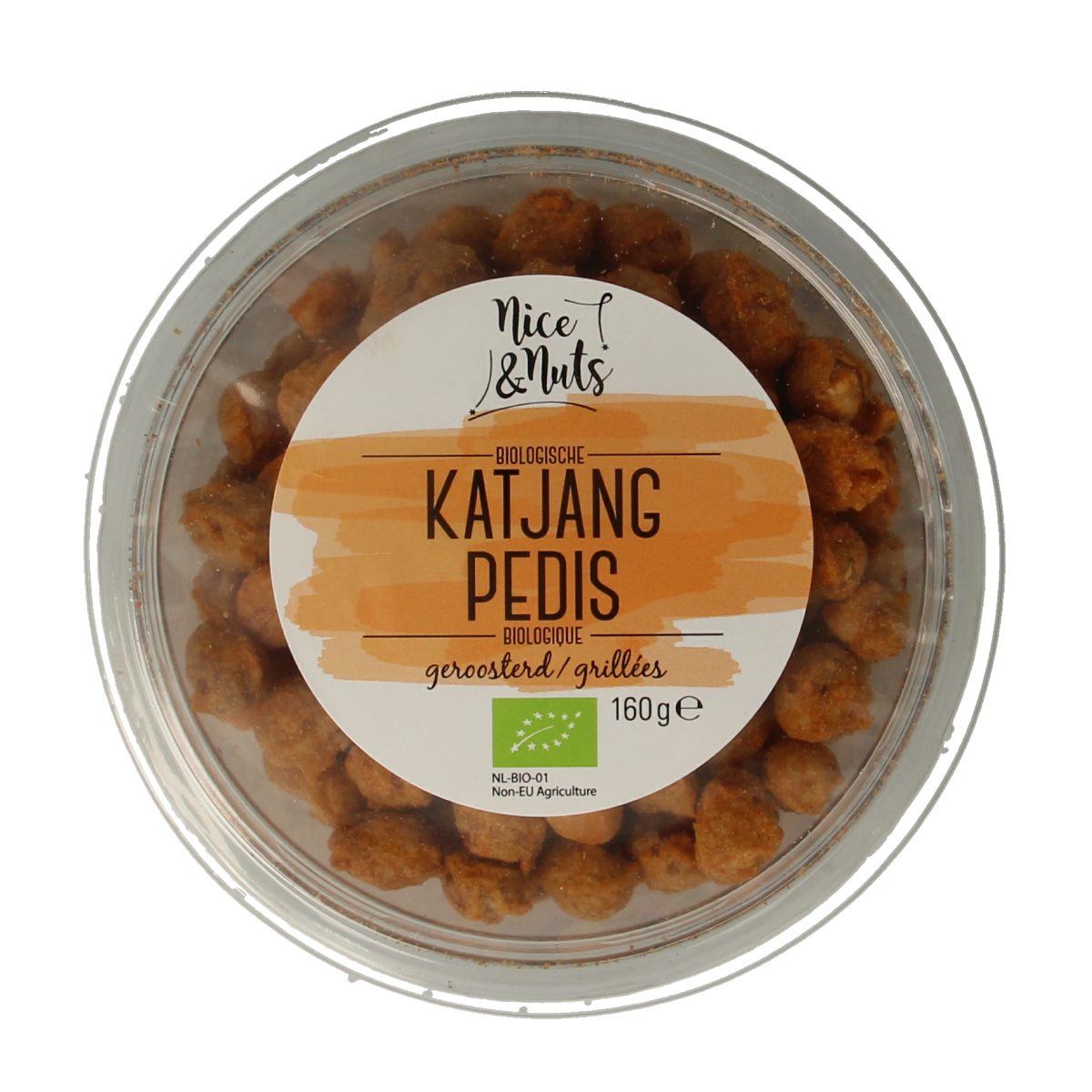 Nice & Nuts Pinda's met katjang pedis geroosterd bio 160.00 Gram