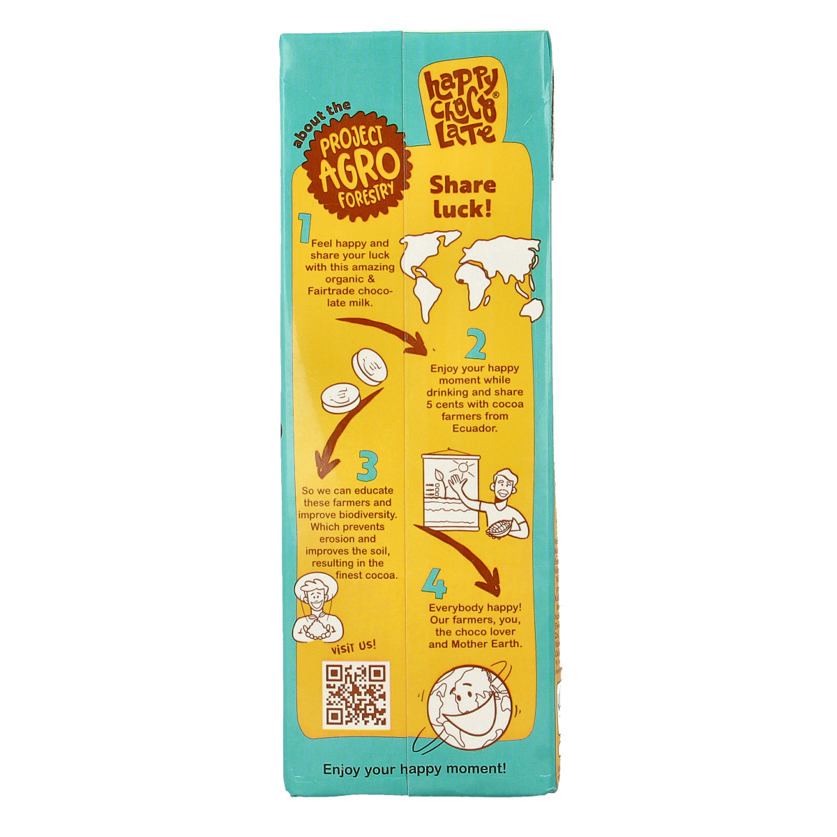 Happy Chocolate Chocolademelk bio 1.00 Liter
