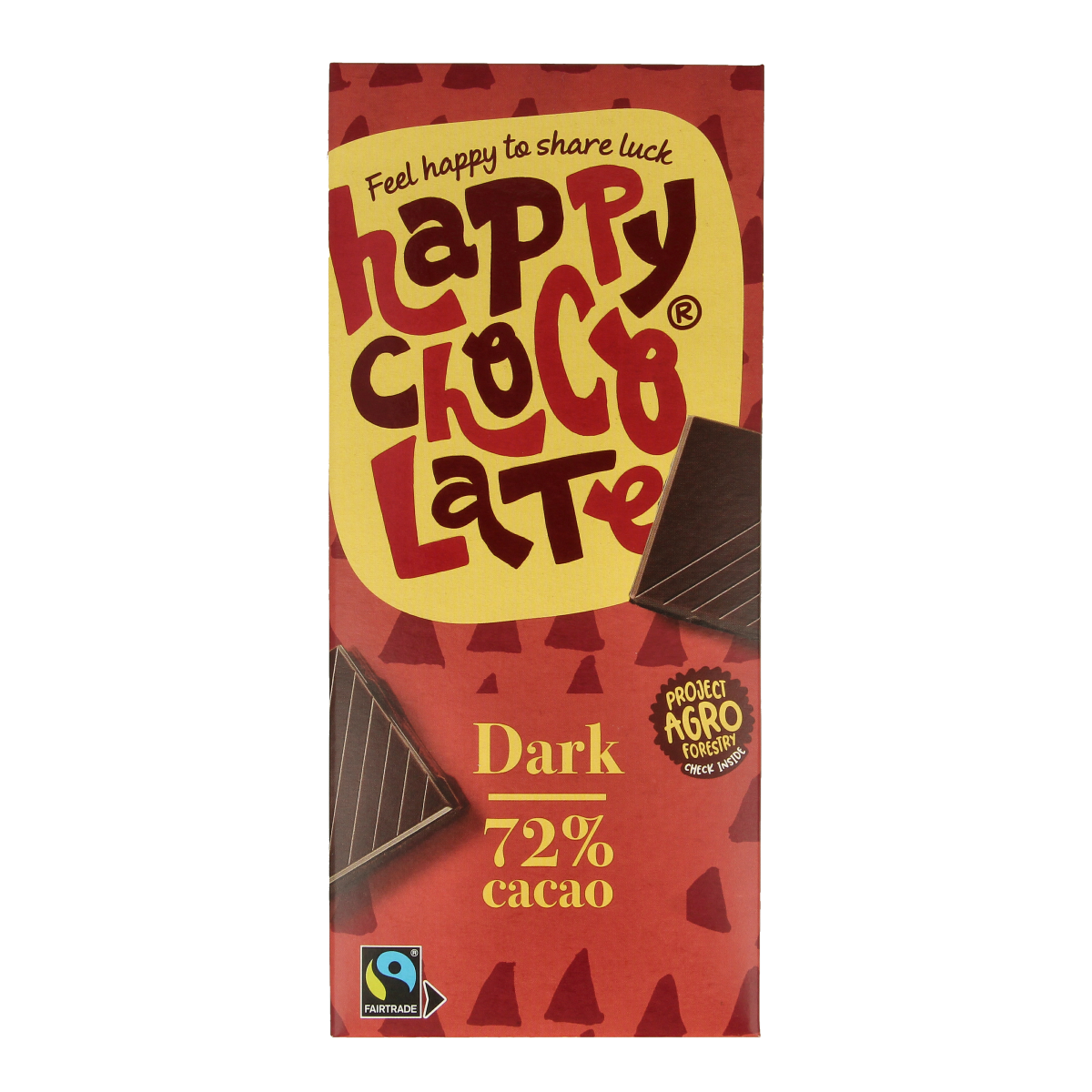 Happy Chocolate Puur 72% bio 85.00 Gram