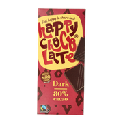 Happy Chocolate Puur 80% bio 85.00 Gram