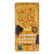 Happy Chocolate Puur amandel karamel zeezout bio 100.00 Gram