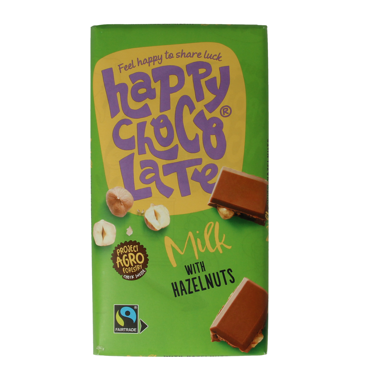 Happy Chocolate Milk hazelnut bio 200.00 Gram