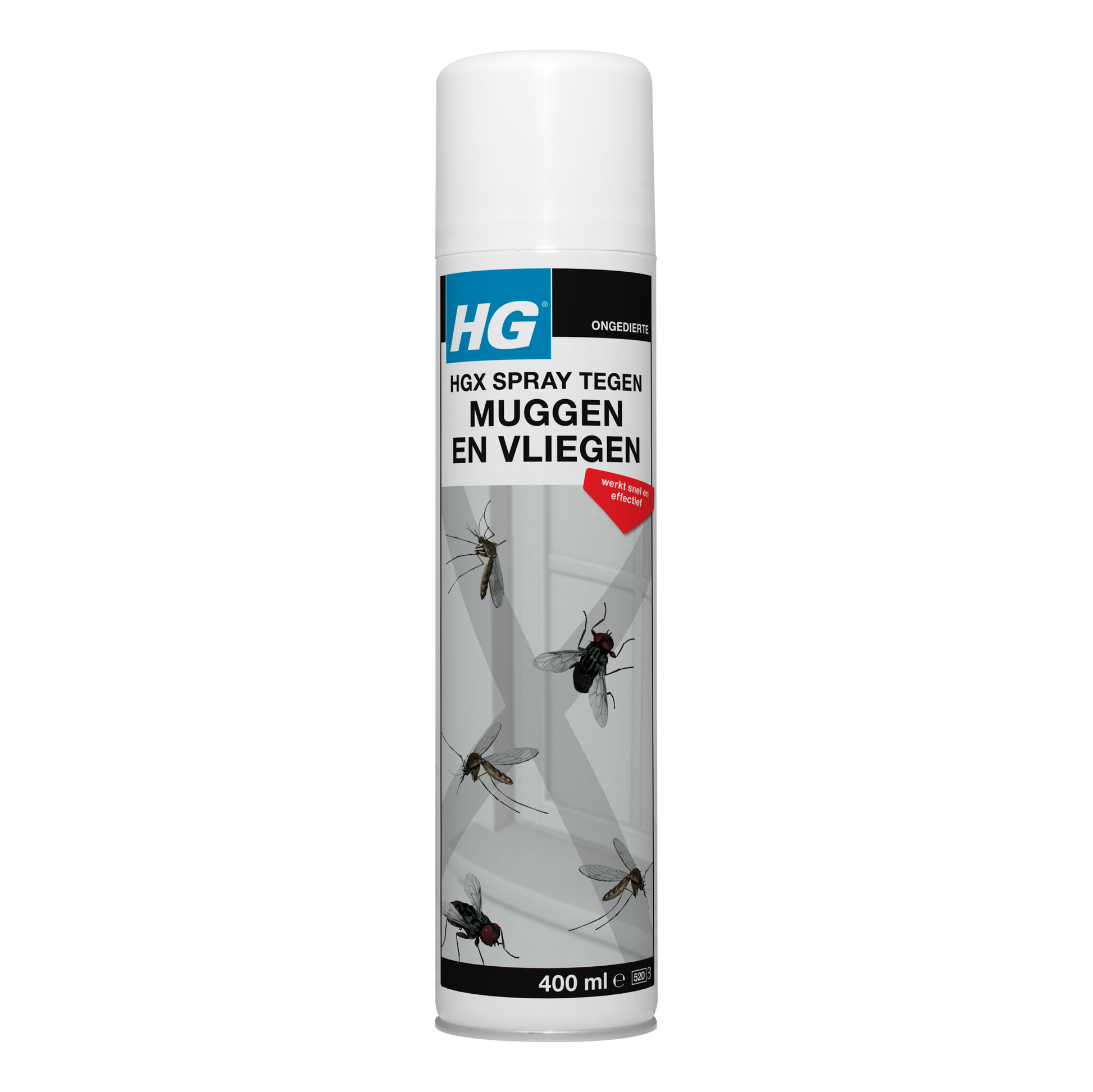 HG X muggen/vliegen spray 400.00 Milliliter