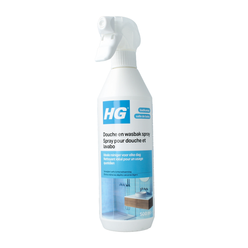 HG Douche en wasbak reiniger 500 Milliliter