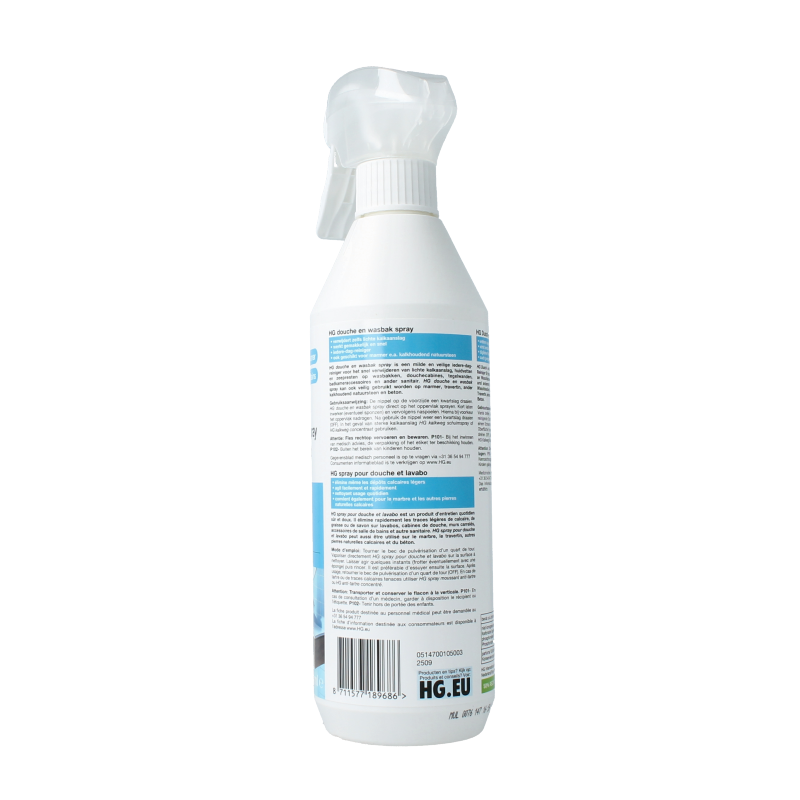 HG Douche en wasbak reiniger 500 Milliliter