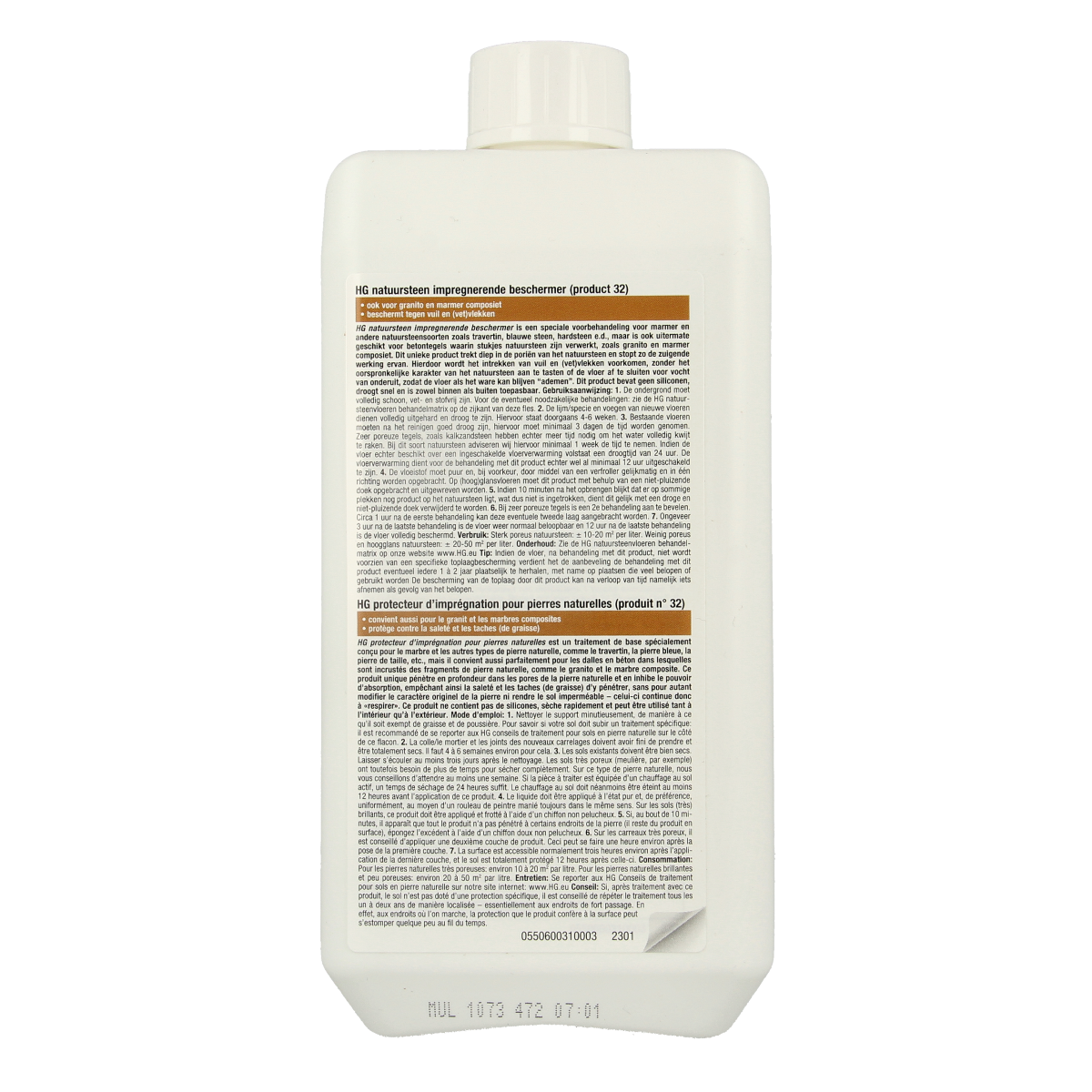 HG Natuursteen impregnerende beschermer 1.00 Liter