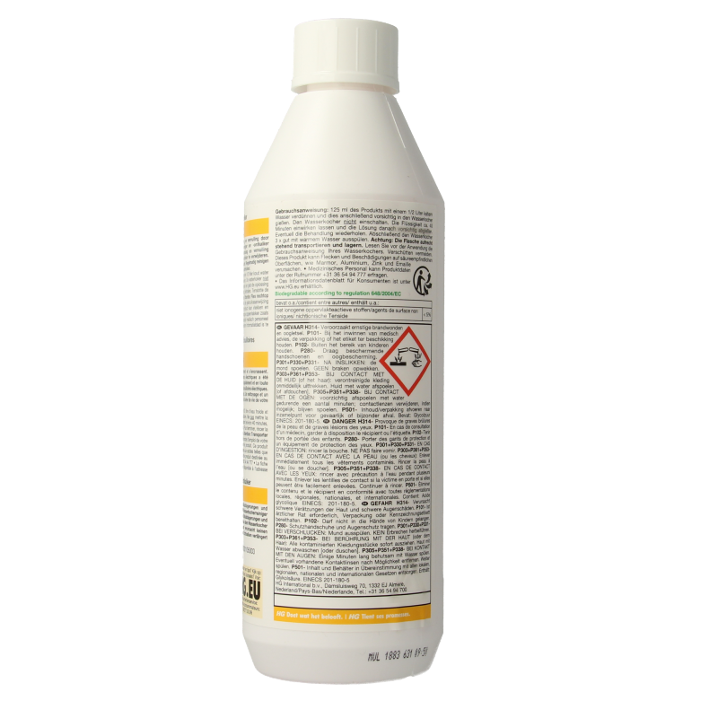 HG Waterkokerreiniger en -ontkalker 500 Milliliter