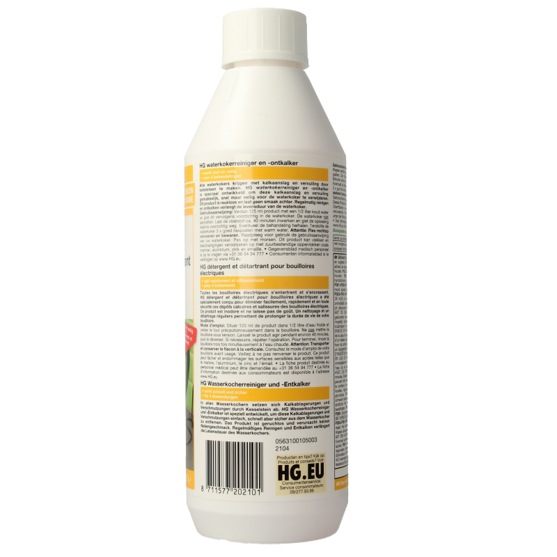 HG Waterkokerreiniger en -ontkalker 500 Milliliter