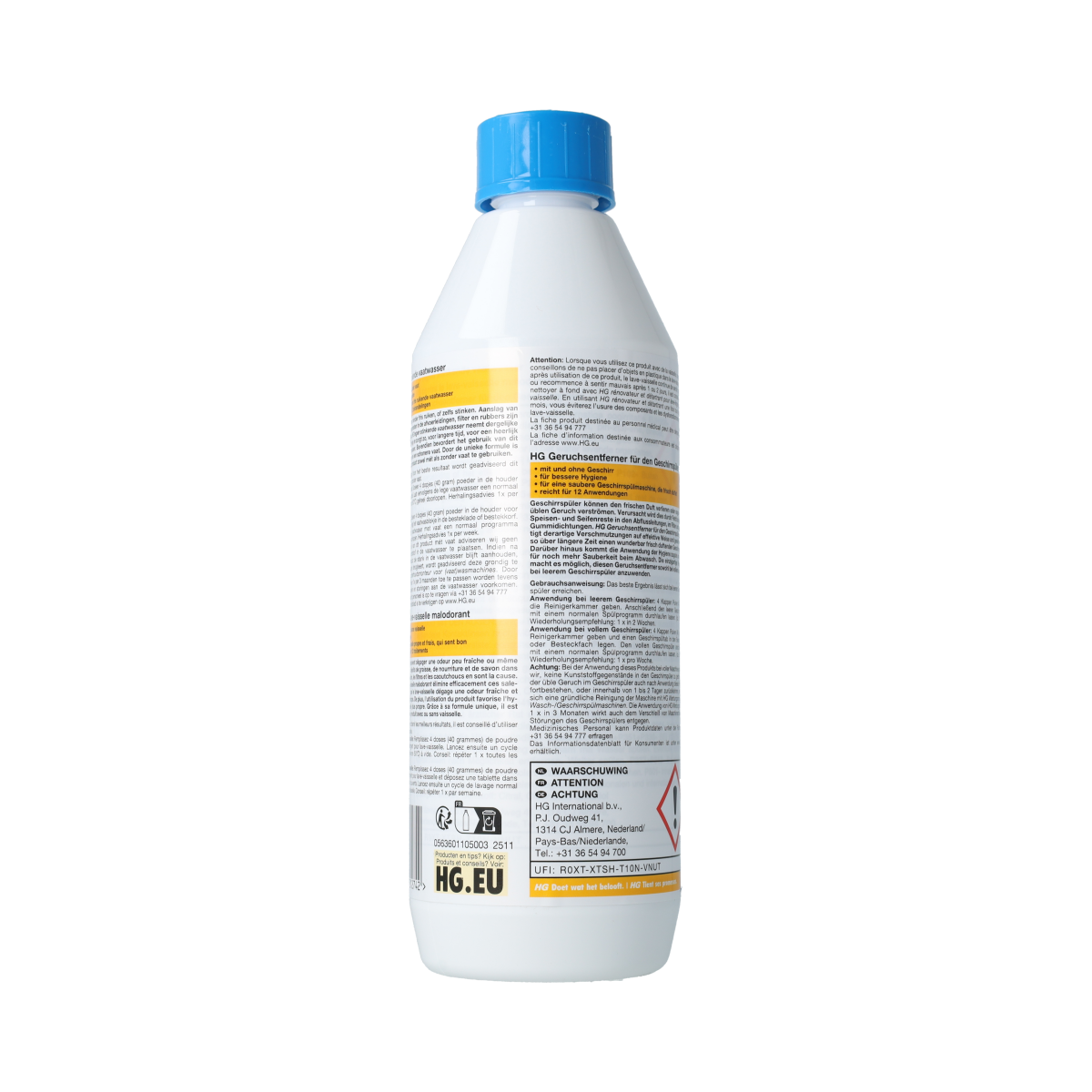 HG Tegen stinkende vaatwasser 500.00 Gram
