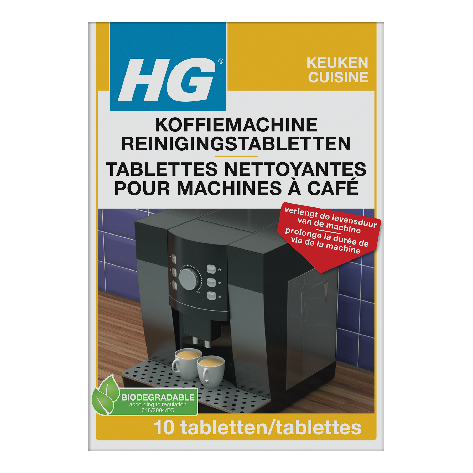 HG Koffiemachine Reinigingstablet 10 Stuks
