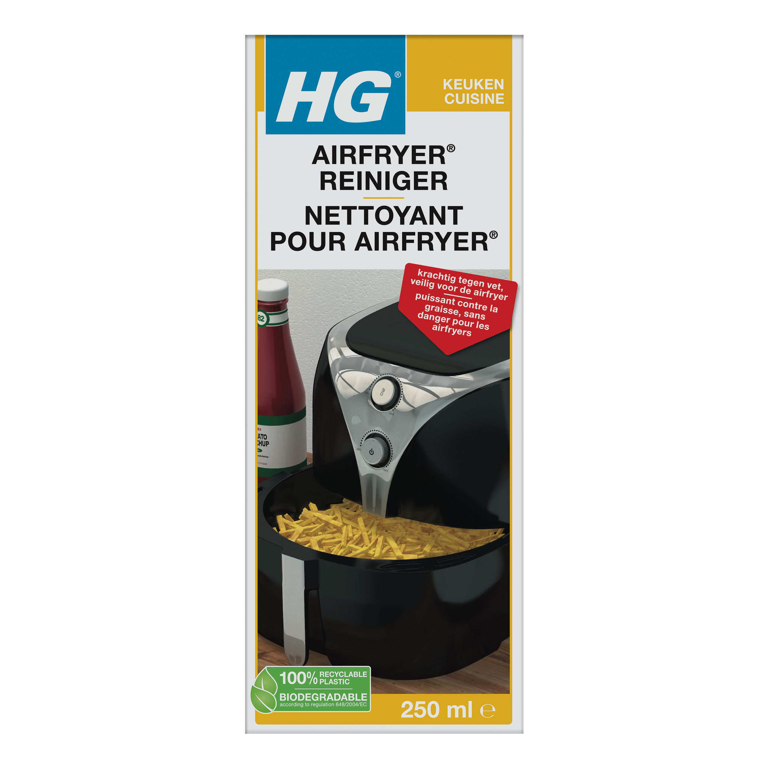 HG Airfryer reiniger 250.00 Milliliter