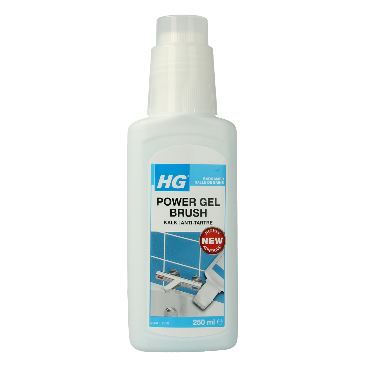 HG Power gel brush kalk 250.00 Milliliter