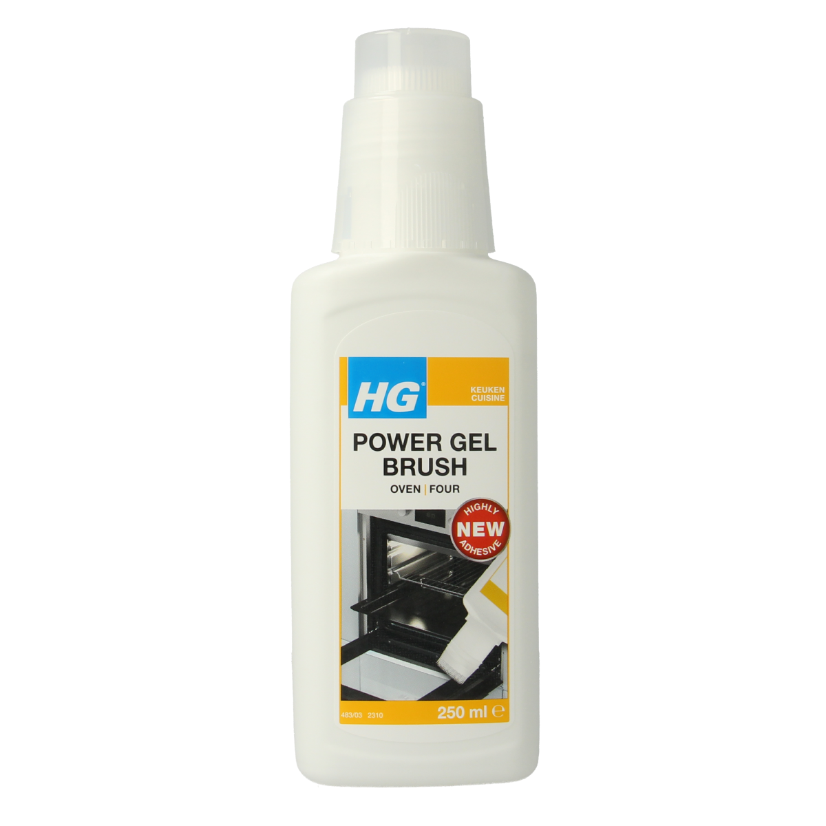 HG Power gel brush oven 250.00 Milliliter