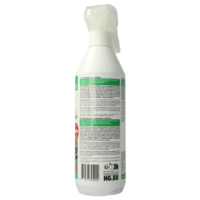 HG Zonnepanelen reiniger 500 Milliliter