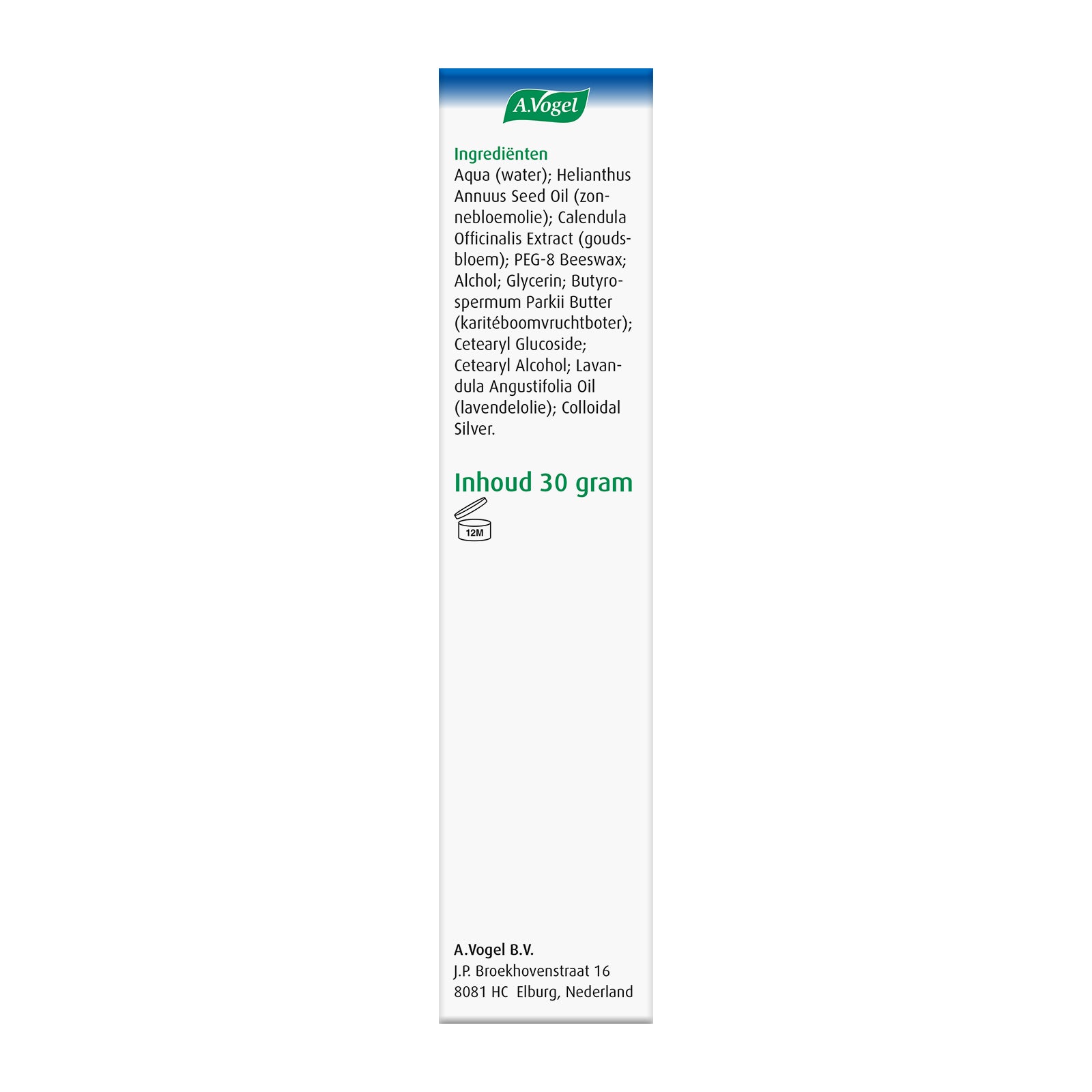 A Vogel Calendula schrale huid creme 30.00 Gram