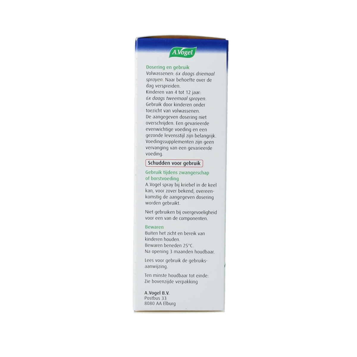 A Vogel Spray kriebel in de keel 30.00 Milliliter