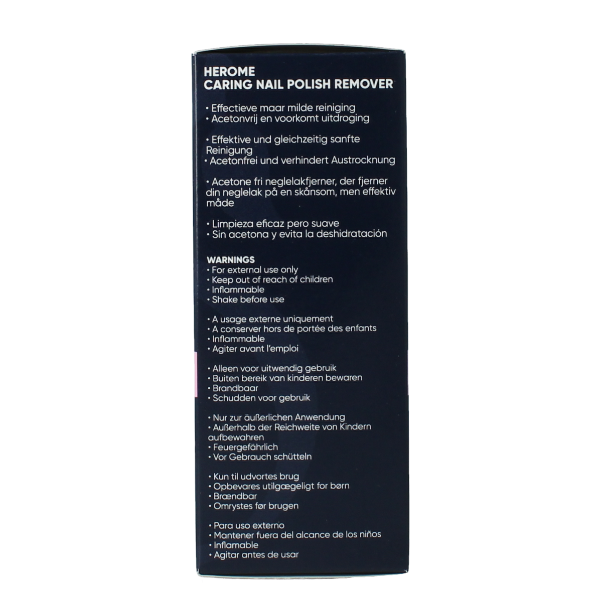 Herome Caring nailpolish remover 120.00 Milliliter
