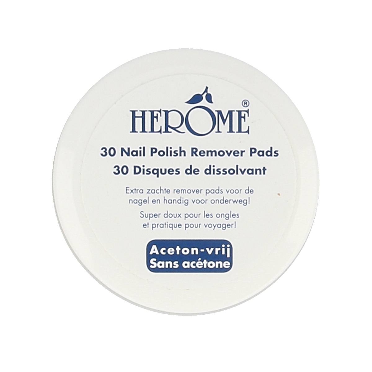 Herome Nagel caring remover pad 30.00 Stuks