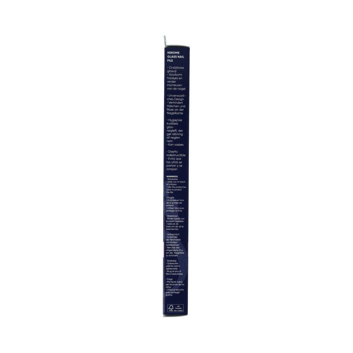 Herome Glass nail file/vijl 1.00 Stuks