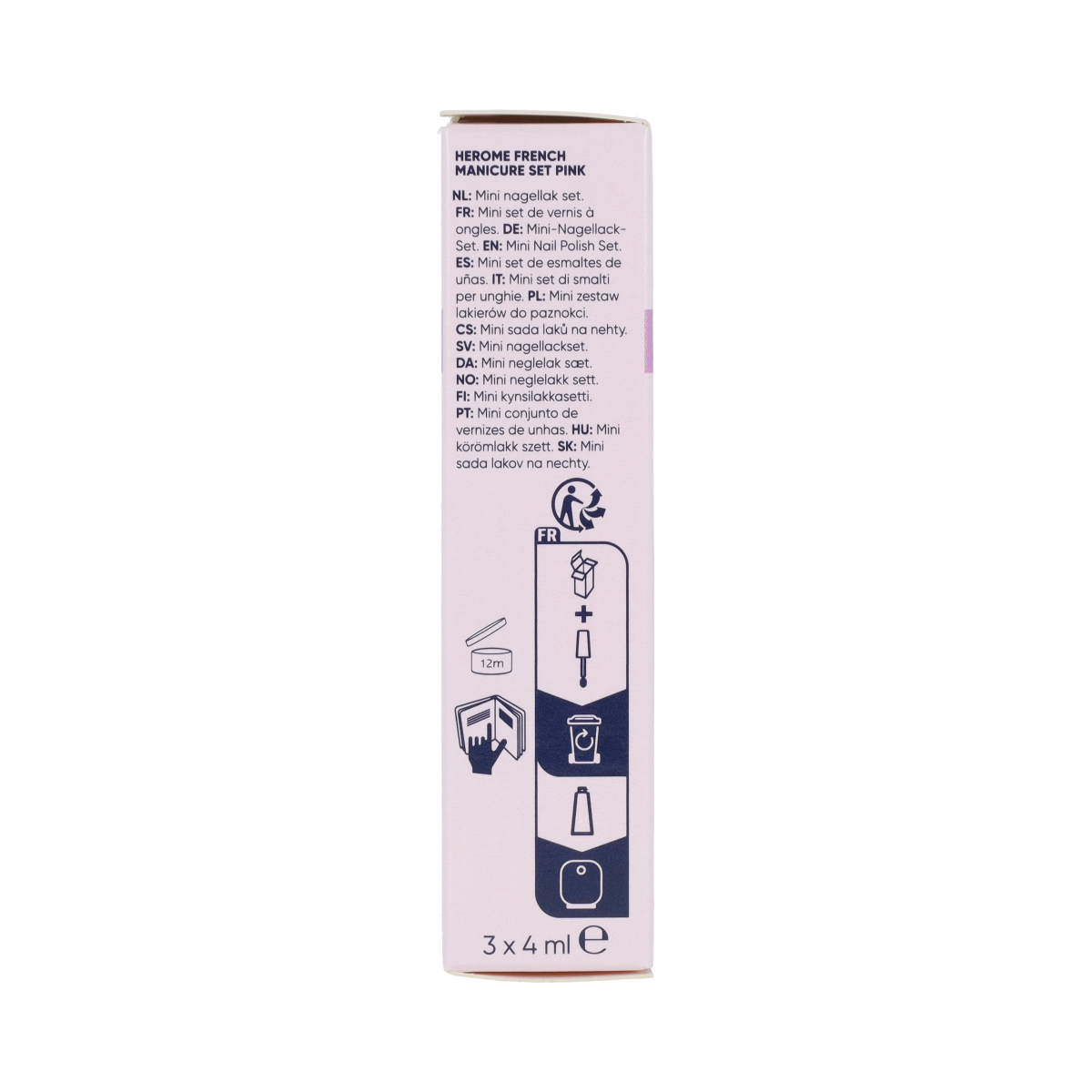 Herome French manicure set mini 3 x 4 ml 1.00 Set