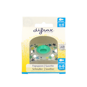 Difrax Fopspeen natural 0-6 maanden assorti  1 Stuks