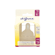 Difrax Flesspeen soft breed 1-2-3  2 Stuks