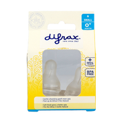 Difrax Flesspeen small 0+ natural 2 Stuks