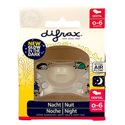 Difrax Fopspeen dental 0-6 maanden glow in the dark 1 Stuks