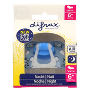 Difrax Fopspeen dental 6+ maanden glow in the dark 1 Stuks