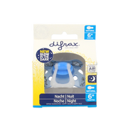 Difrax Fopspeen natural 6+ maanden nacht 1 Stuks