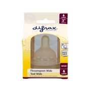 Difrax Flesspeen soft breed large 2.00 Stuks