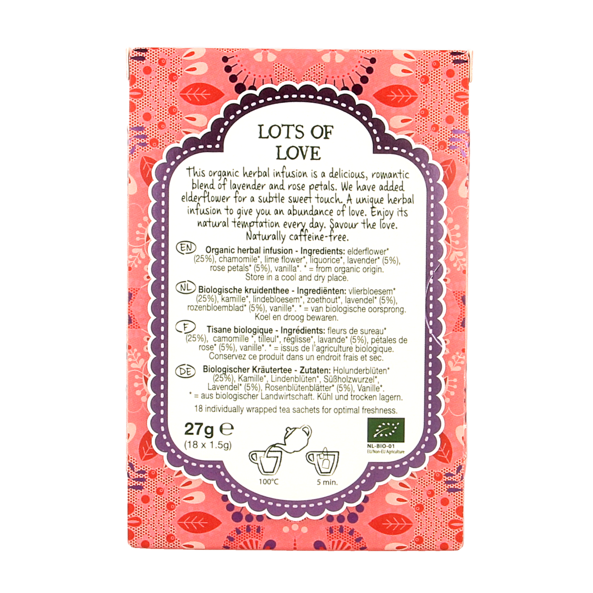 Natural Temptation Lots of love bio 18.00 Zakjes