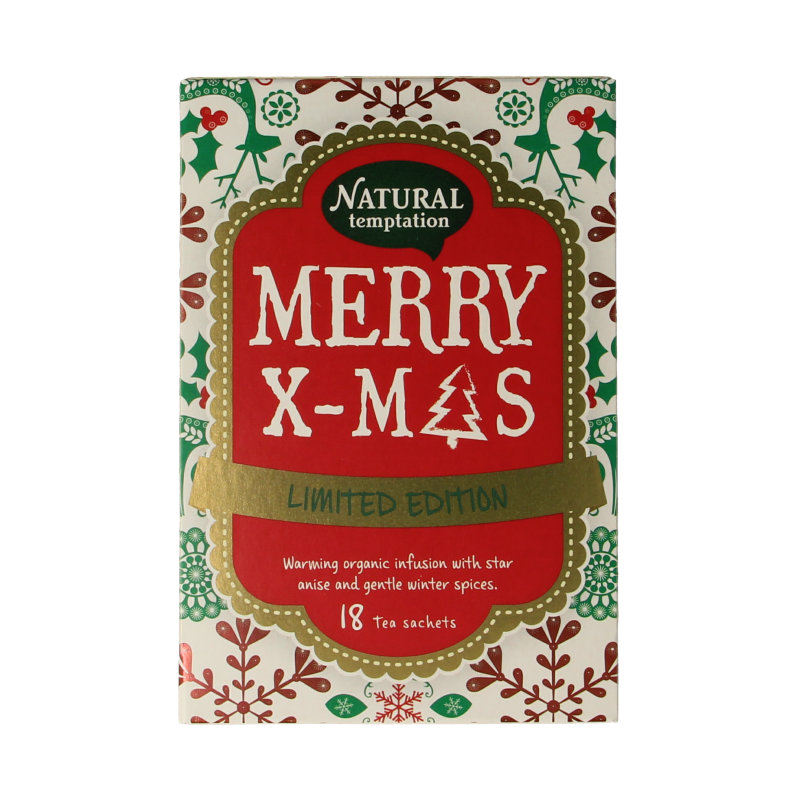 Natural Temptation Merry X-mas bio 18 Zakjes