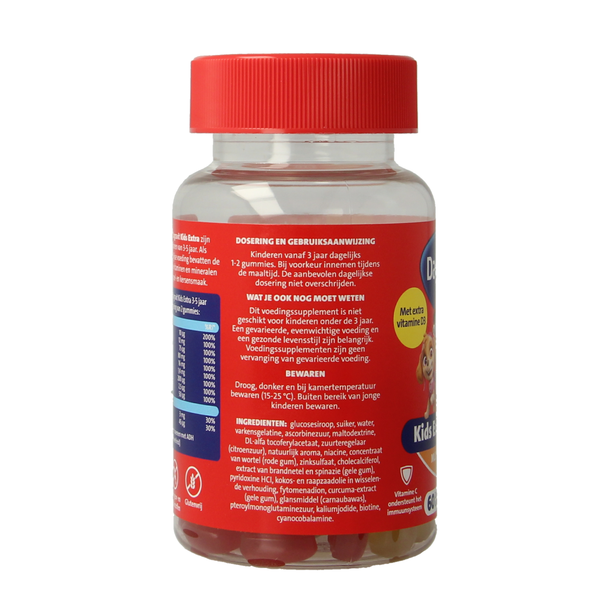 Dagravit Kids extra 3-5 jaar 60.00 Gummies