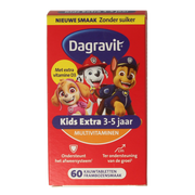 Dagravit Kids extra 3 - 5 jaar 60.00 Kauwtabletten