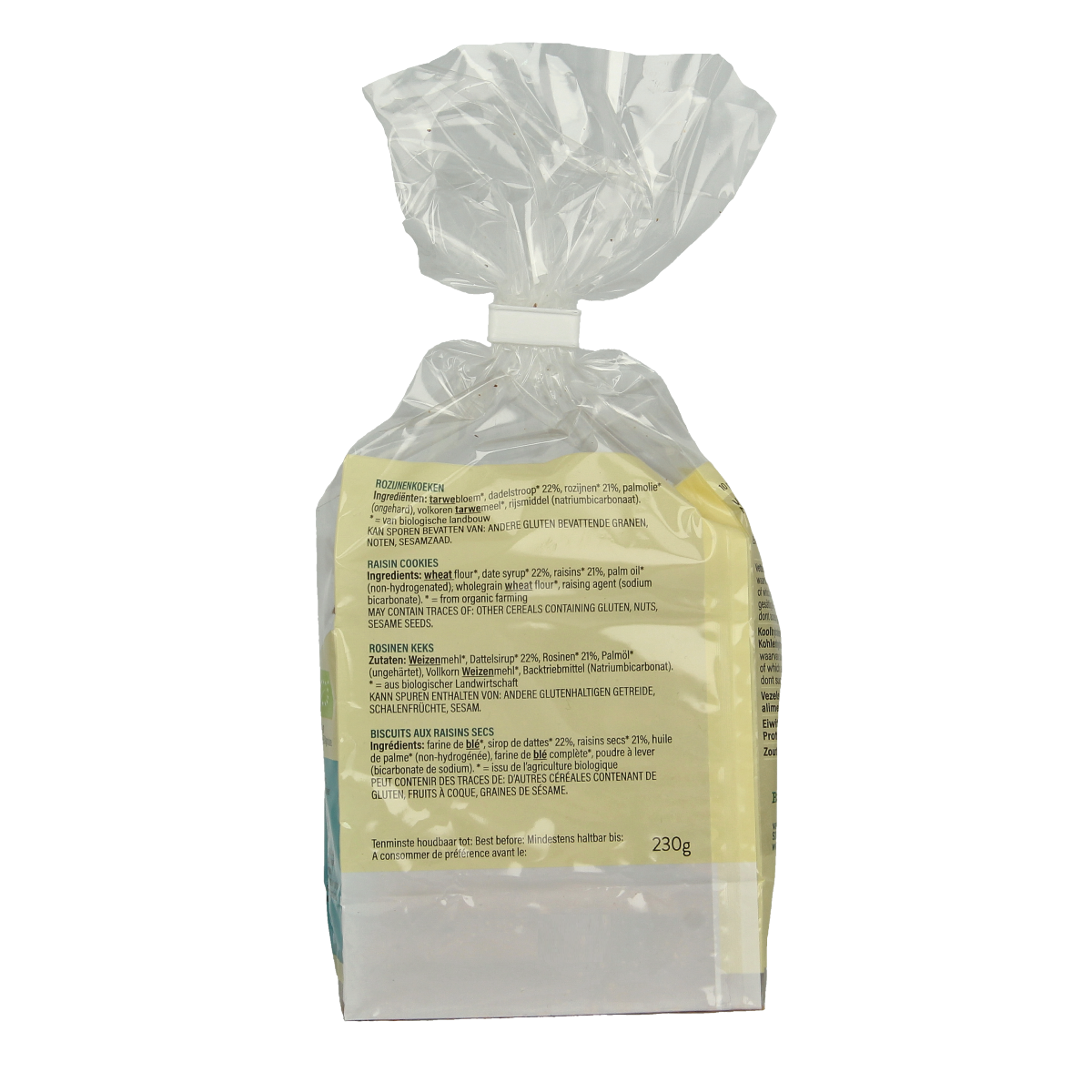 Billy's Farm Rozijnenkoeken bio 230.00 Gram