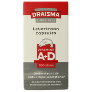 Draisma Vitamine A + D levertraan 100.00 Capsules