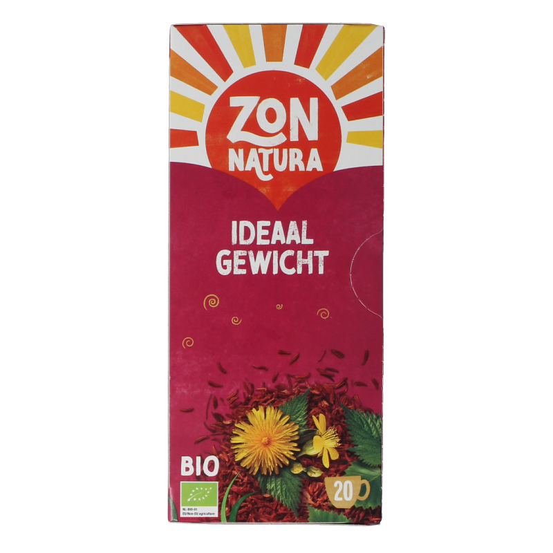 Zonnatura Ideaalgewicht thee bio 20 Zakjes