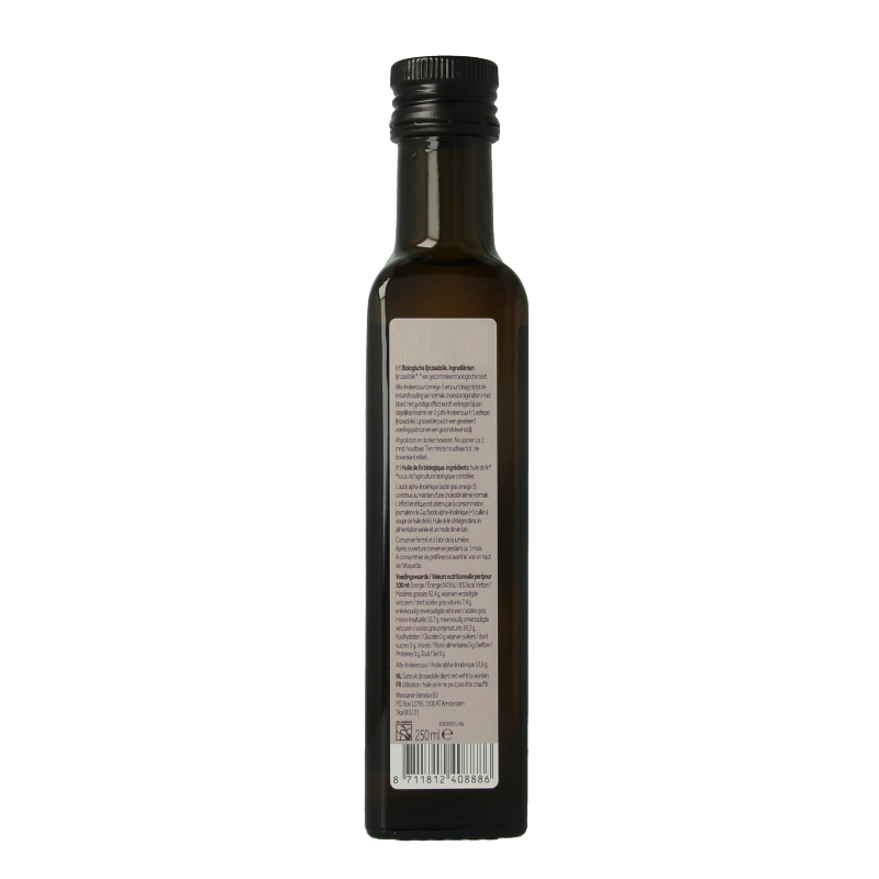 Natufood Lijnzaadolie koud eko bio 250 Milliliter