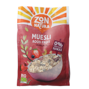 Zonnatura Muesli rood fruit bio 375.00 Gram