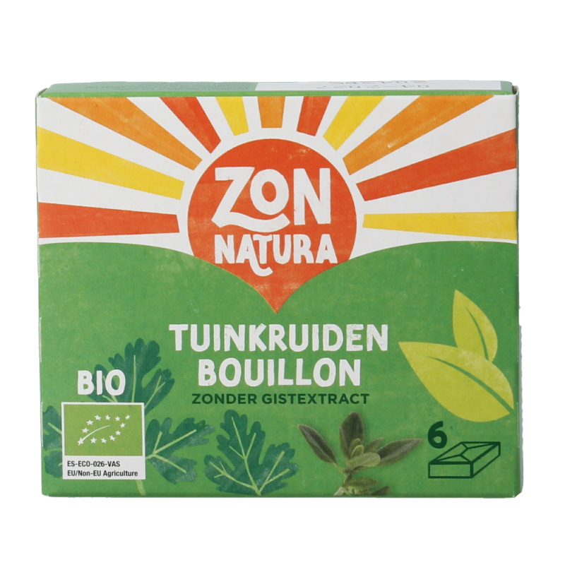 Zonnatura Fine herbstock bouillon zonder gist bio 66 Gram