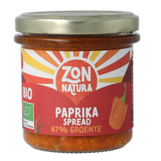 Zonnatura Groentespread paprika bio 135 Gram