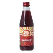 Zonnatura Cranberrysap puur bio 330 Milliliter